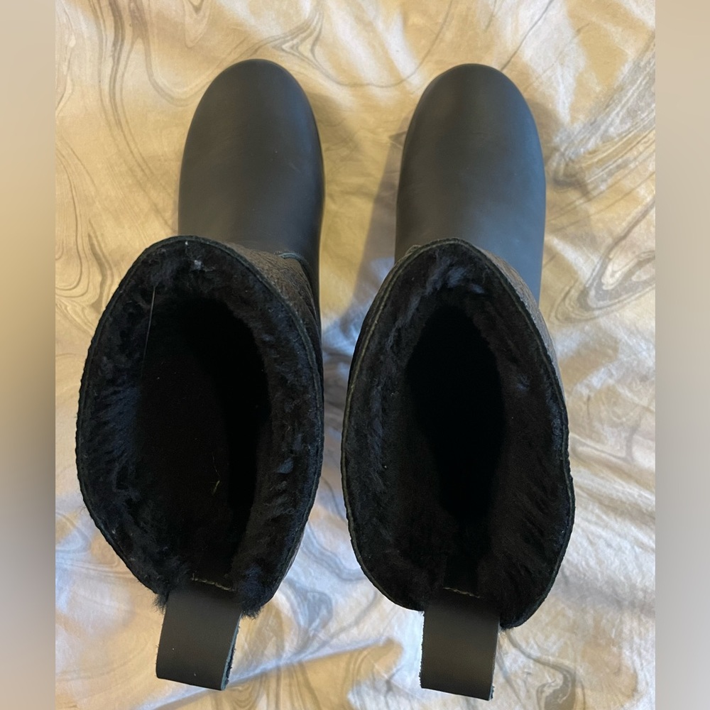 No.6 5" Pull On Shearling Clog Boot Size 38 - image 5